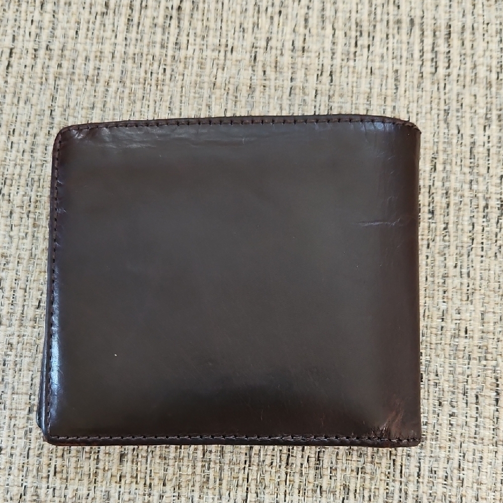 COACH BROWN LEATHER WALLET - Picture 3 of 6